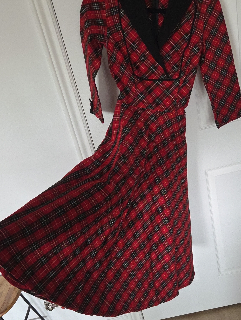 UNIQUE VINTAGE Trudy 1950s Pinup Swing Dress - Picture 3 of 11